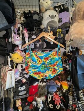 Y2K Vintage Tropical Bikini Set